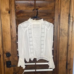 White Free People Blouse